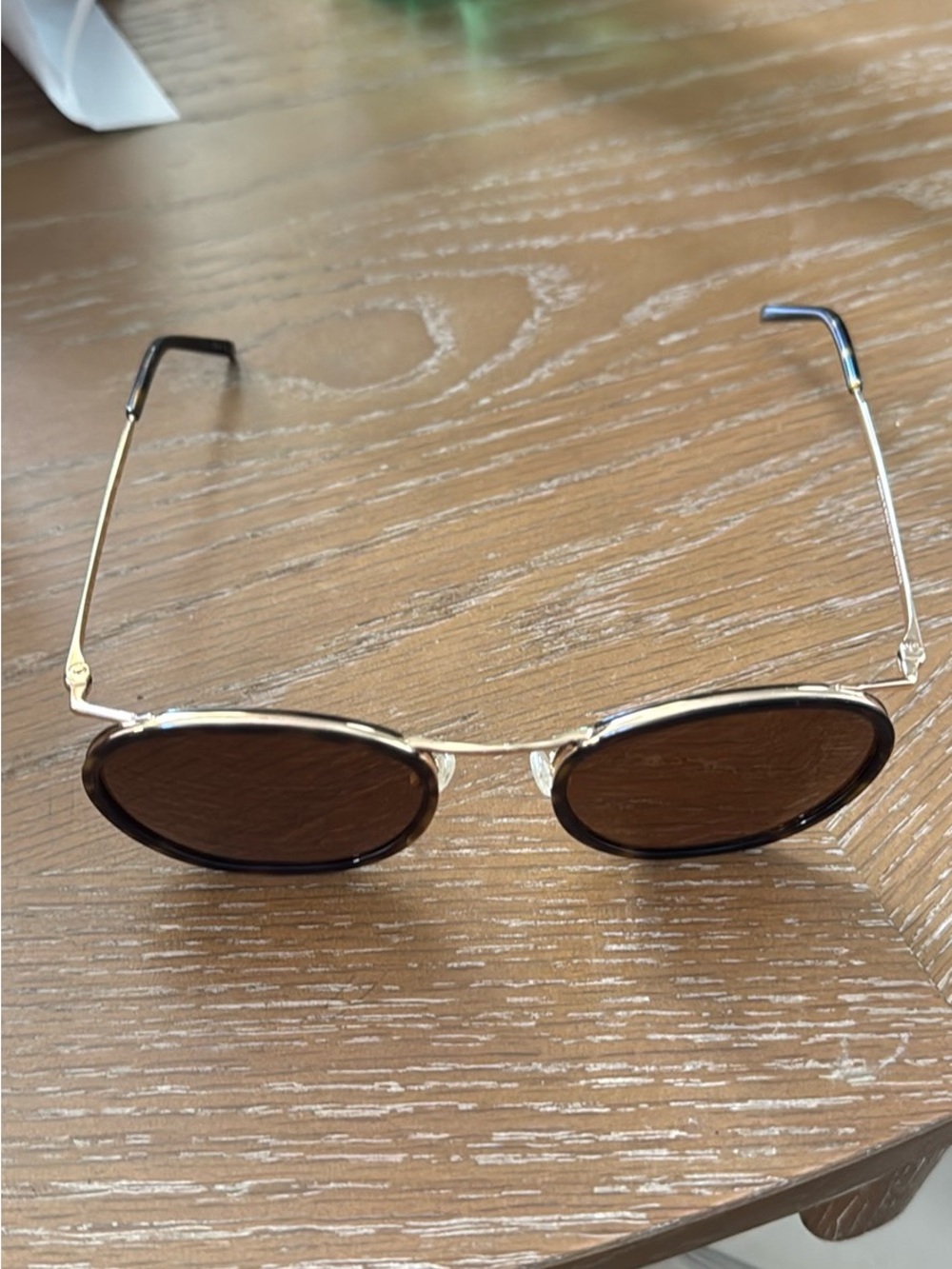 Warby Parker Carmen M 8530 Dark Tortoise Brown Gold Frames 52-21 140